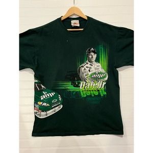 Vintage 90s Dale Earnhardt jr Aop graphic tee